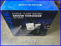 Snow Joe SJ627E Electric Snow Thrower 22-Inch 15-Amp with Dual LED