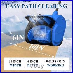 10 Inch Cordless Snow Shovel for Dewalt 18V/20V Battery(No Battery), 10 Width 6