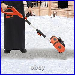 12.6 20V Cordless Snow Shovel Battery-powered Snow Thrower Snow Blower Cleaning