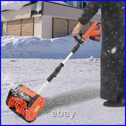 12.6 20V Cordless Snow Shovel Battery-powered Snow Thrower Snow Blower Cleaning