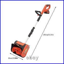 12.6 20V Cordless Snow Shovel Battery-powered Snow Thrower Snow Blower Cleaning