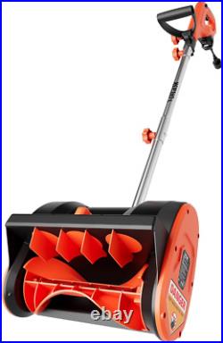 12-Inch Corded Snow Blower, 10 Amp Electric Snow Blower with Directional Plate 12-Inch Corded Snow Blower, 10 Amp Electric Snow Blower with Directional Plate