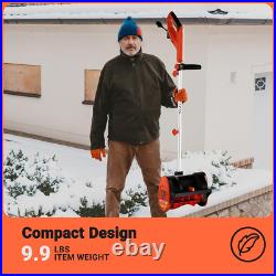 12-Inch Corded Snow Blower, 10 Amp Electric Snow Blower with Directional Plate 12-Inch Corded Snow Blower, 10 Amp Electric Snow Blower with Directional Plate