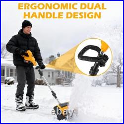 12 in. 24-Volt MAX Battery Snow Shovel with Adjustable Direction & Handle 4AH NEW