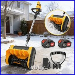 12 in. 24-Volt MAX Battery Snow Shovel with Adjustable Direction & Handle 4AH NEW