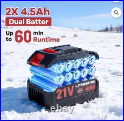 12 inch 21V Single-Stage Battery Powered Snow Shovel Electric Snow Blower New 12 inch 21V Single-Stage Battery Powered Snow Shovel Electric Snow Blower New