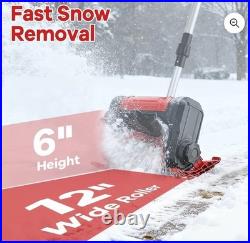 12 inch 21V Single-Stage Battery Powered Snow Shovel Electric Snow Blower New 12 inch 21V Single-Stage Battery Powered Snow Shovel Electric Snow Blower New
