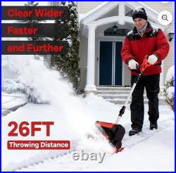 12 inch 21V Single-Stage Battery Powered Snow Shovel Electric Snow Blower New