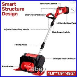 12 inch 21V Single-Stage Battery Powered Snow Shovel Electric Snow Blower New 12 inch 21V Single-Stage Battery Powered Snow Shovel Electric Snow Blower New