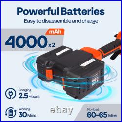 13'' Cordless Snow Shovel 40V Battery Powered Electric Snow Blower 4.0Ah Battery