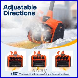 13'' Cordless Snow Shovel 40V Battery Powered Electric Snow Blower 4.0Ah Battery 13'' Cordless Snow Shovel 40V Battery Powered Electric Snow Blower 4.0Ah Battery