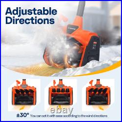 13'' Cordless Snow Shovel 40V Battery Powered Electric Snow Blower 4.0Ah Battery