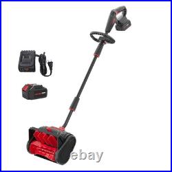 13 Electric Snow Shovel Cordless Snow Blower Shovel 4.0 Ah Battery 20 ft Throw
