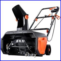 1600W 13-Amp Electric Snow Thrower Corded Snow Blower with Wheels Adjustable Chute 1600W 13-Amp Electric Snow Thrower Corded Snow Blower with Wheels Adjustable Chute