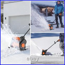16'' Cordless Snow Shovel 21V Battery Powered Electric Snow Blower 2 3000mah