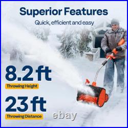 17'' Cordless Snow Shovel 40V Battery Powered Electric Snow Blower 4.0Ah Battery 17'' Cordless Snow Shovel 40V Battery Powered Electric Snow Blower 4.0Ah Battery