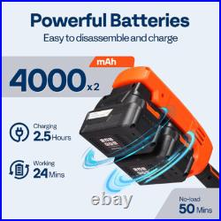 17'' Cordless Snow Shovel 40V Battery Powered Electric Snow Blower 4.0Ah Battery 17'' Cordless Snow Shovel 40V Battery Powered Electric Snow Blower 4.0Ah Battery