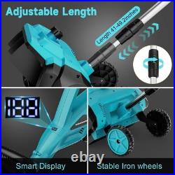 18V Cordless Electric Snow Shovel 16 Width with 2x 4.5Ah Batteries? 25FT Throw