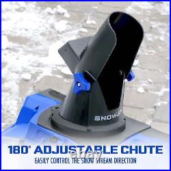 18-inch Electric Single-Stage Snow Blower 180° Adjustable Directional Chute New