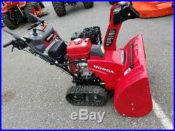 19 HONDA 32 HSS1332AATD SNOWBLOWER track drive electric start factory warranty