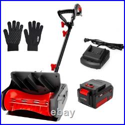 20V 13-Inch Cordless Electric Snow Shovel with Directional Plate Battery Power