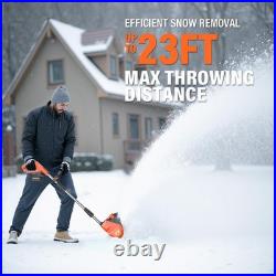 20V Cordless Snow Shovel 12 with 4.0Ah Battery & Fast Charger