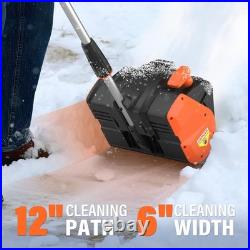 20V Cordless Snow Shovel 12 with 4.0Ah Battery & Fast Charger