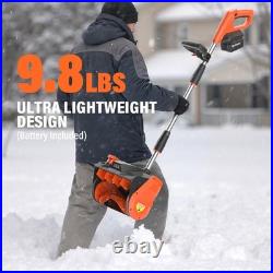 20V Cordless Snow Shovel 12 with 4.0Ah Battery & Fast Charger