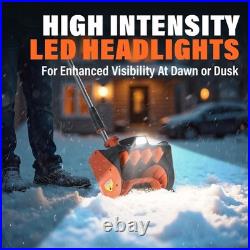 20V Cordless Snow Shovel 12 with 4.0Ah Battery & Fast Charger