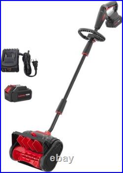 20V Cordless Snow Shovel 13in Snow Blower 20FT Throw 2x 4.0Ah Batteries Driveway