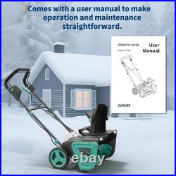 20V Dual Battery System Powered Snow Blower Cordless 23 FT Snow Thrower Blaster