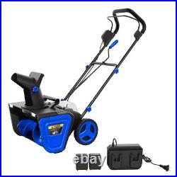20 40V Electric Snow Blower Cordless, Battery Snow Blower with Brushless Motor