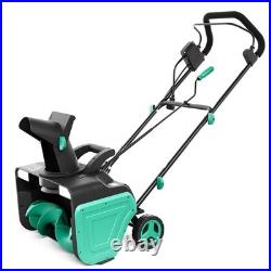 20 Corded Electric Snow Blower with Dual LED Lights 180° Chute for 25FT Throw