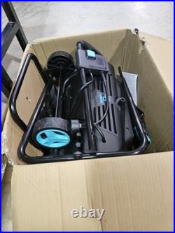 20 Corded Electric Snow Blower with Dual LED Lights 180° Chute for 25FT Throw