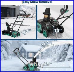 20 Electric Cordless Snow Blower with Battery & Charger 20 in Width, 10 in Depth 20 Electric Cordless Snow Blower with Battery & Charger 20 in Width, 10 in Depth