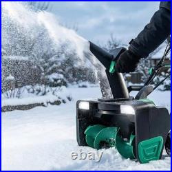 20 Electric Snow Blower Corded Brushless Motor 20 Width 12 Depth 25FT Throw