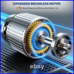 20 Electric Snow Blower, Corded Snow Blower, 25FT Throwing Distance withLED Light