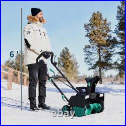 20 Electric Snow Blower Cordless Brushless Motor 20 Width 10 Depth 23FT Throw 20 Electric Snow Blower Cordless Brushless Motor 20 Width 10 Depth 23FT Throw