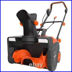 20-Inch 15-Amp Corded Electric Snow Blower 25ft Snow Throwing Distance