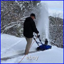 20 Inch 15 Amp Snow Blower, Walk-Behind Corded Electric Snowblower with Dual LED