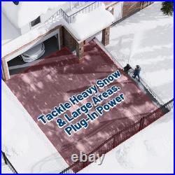 20 Powerful Electric Snow Blower 15-Amp Brushless Motor 25ft Throw & 180° Chute 20 Powerful Electric Snow Blower 15-Amp Brushless Motor 25ft Throw & 180° Chute