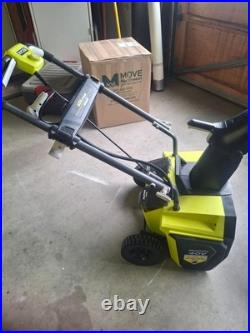 20 Ryobi 40V Snow Blower with Charger RY 40805
