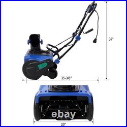 20in Corded Electric Snow Thrower 120V/60HZ 30FT Throwing Distance 15 Amp ETL 20in Corded Electric Snow Thrower 120V/60HZ 30FT Throwing Distance 15 Amp ETL