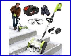 20v 11 Battery Operated Shovel Snow 16ft Throwing Distance New