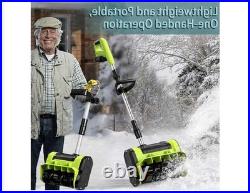 20v 11 Battery Operated Shovel Snow 16ft Throwing Distance New