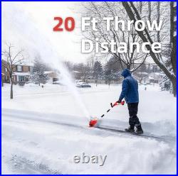 21V Cordless Snow Shovel 12 Foldable Battery Snow Blower + 2Battery&Charger 21V Cordless Snow Shovel 12 Foldable Battery Snow Blower + 2Battery&Charger