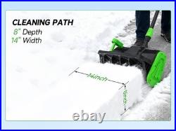 21V Cordless Snow Shovel, 16-Inch Cordless Snow Blower with 2x 3000mah -Kit