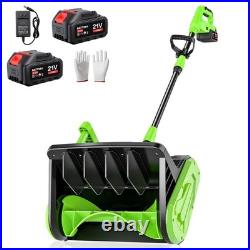 21V Cordless Snow Shovel, 16-Inch Cordless Snow Blower with 2x 3000mah -Kit