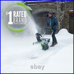 21-Inch 56-Volt Cordless Snow Blower with Steel Auger Battery & Charger Not Incl