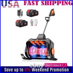 21 v Cordless Snow Blower 16 Electric Snowblower with 3.0Ah Battery Brushless